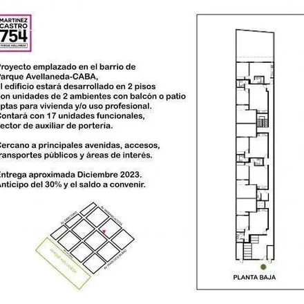 Buy this 1 bed apartment on Martínez Castro 850 in Parque Avellaneda, C1407 GZS Buenos Aires