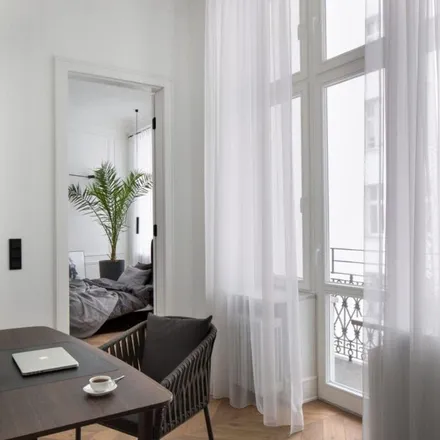 Rent this 1 bed apartment on Stanisława Noakowskiego 22 in 00-668 Warsaw, Poland