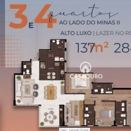 Buy this 4 bed apartment on Flores Restaurante in Rua Oriente 609, Serra