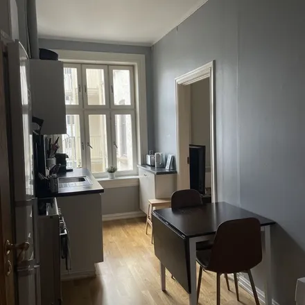 Rent this 1 bed apartment on Waldemar Thranes gate 4A in 0171 Oslo, Norway