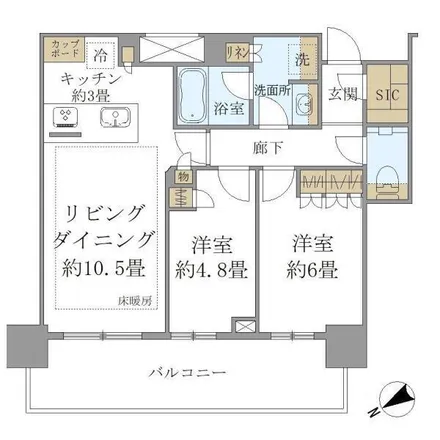 Image 2 - Barque, Daiba Route, Kaigan 3-chome, Minato, 105-8575, Japan - Apartment for rent