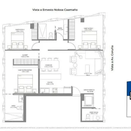 Buy this 3 bed apartment on Dominos Pizza in Avenida la Coruña, 170517