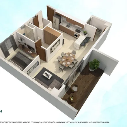 Buy this 1 bed apartment on Prolongación Avenida México in Las Jarretaderas, 63735 Las Jarretaderas
