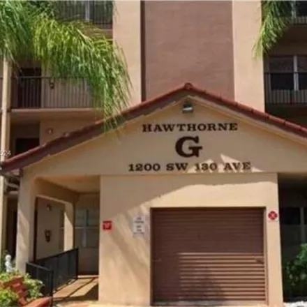 Rent this 2 bed condo on 1300 Southwest 130th Avenue in Pembroke Pines, FL 33027