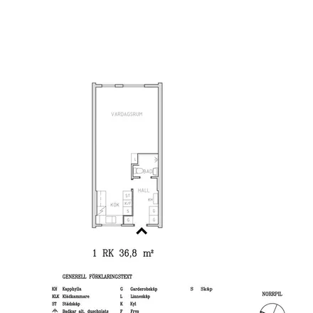 Rent this 1 bed apartment on Hertevägen in 817 40 Bergby, Sweden