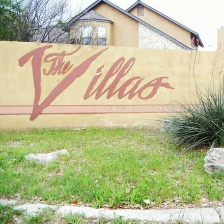 Rent this 3 bed townhouse on Thetford Drive in San Antonio, TX