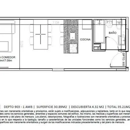 Buy this studio apartment on República de Eslovenia 1800 in Palermo, C1426 AAH Buenos Aires