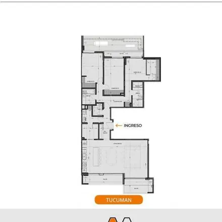 Buy this 3 bed apartment on Tucumán 2194 in Rosario Centro, Rosario