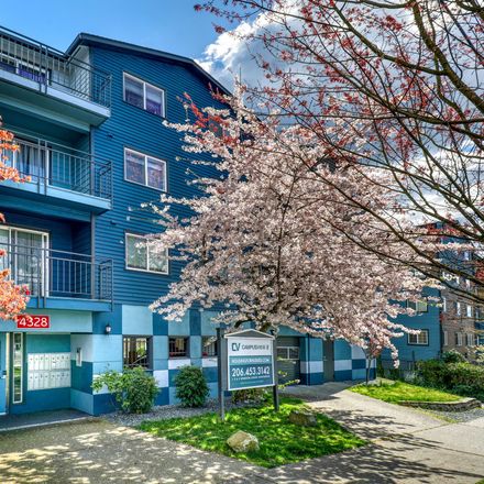 Rent this 2 bed apartment on 4328 Northeast 43rd Street in Seattle, WA 98105