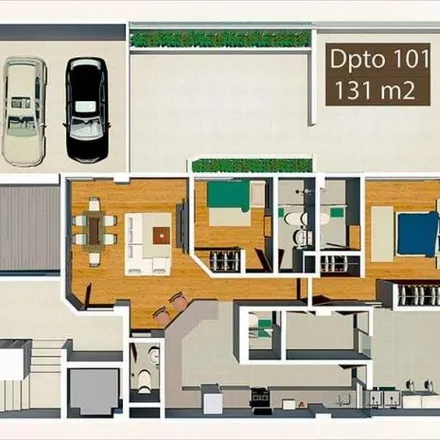 Buy this 2 bed apartment on Jirón Monte Álamo in Santiago de Surco, Lima Metropolitan Area 15803