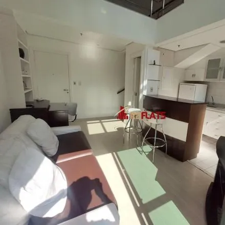 Rent this 1 bed apartment on Avenida Ibijaú 221 in Indianópolis, São Paulo - SP