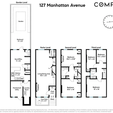 Image 1 - 127 Manhattan Avenue, New York, NY 10025, USA - Townhouse for rent
