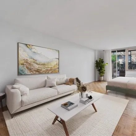 Rent this studio apartment on Worldwide Plaza in West 50th Street, New York