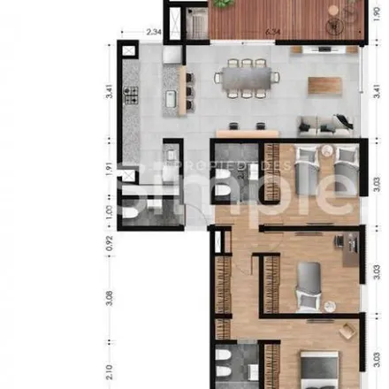 Buy this 3 bed apartment on unnamed road in Departamento Rosario, Granadero Baigorria