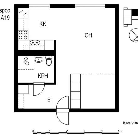 Rent this 1 bed apartment on Kirstintie in 02760 Espoo, Finland