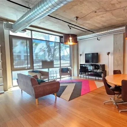 Rent this 1 bed condo on Waterside Lofts in 1401 Wewatta Street, Denver