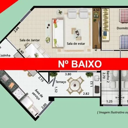 Buy this 2 bed apartment on Rua Largo Vinte e Um de Abril in Centro Histórico, Embu das Artes - SP
