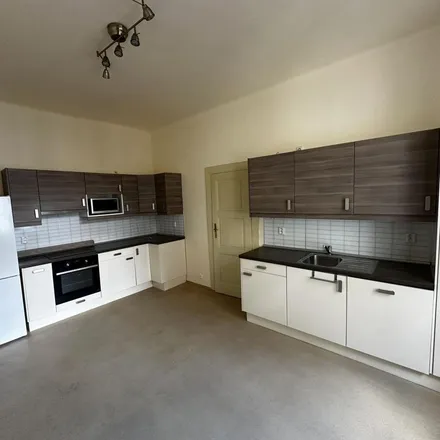 Rent this 4 bed apartment on P6-1155 in Československé armády, 119 00 Prague