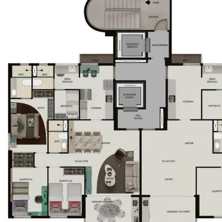 Buy this 3 bed apartment on Rua Henrique Capitulino 469 in Boa Viagem, Recife -