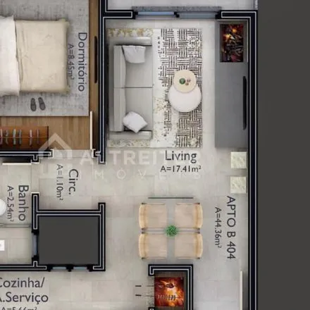Buy this 1 bed apartment on Caixa Econômica Federal in Avenida Primeiro de Maio, Várzea Grande