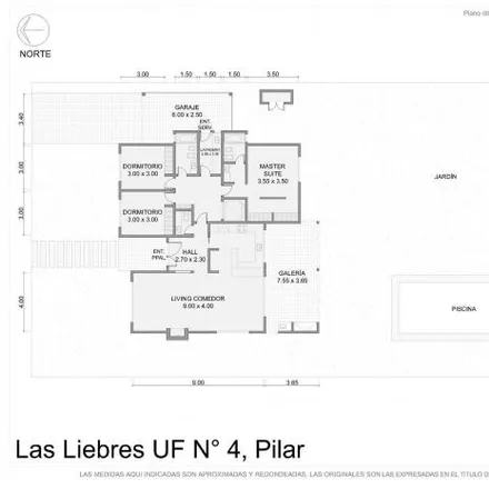 Buy this 3 bed house on unnamed road in Partido de Escobar, B1664 DUB Garín