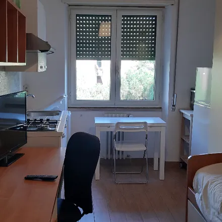 Rent this studio room on Via Enrico Mazzoccolo in 6, 00175 Rome RM