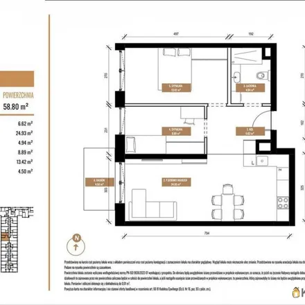 Image 3 - Szkoła Podstawowa nr 22, Hetmańska, 43-100 Tychy, Poland - Apartment for sale