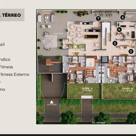 Buy this 3 bed apartment on Rua Deputado Atílio de Almeida Barbosa 306 in Boa Vista, Curitiba - PR