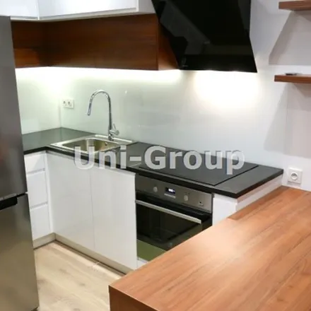 Rent this 1 bed apartment on Chorągwi Pancernej 57 in 02-951 Warsaw, Poland