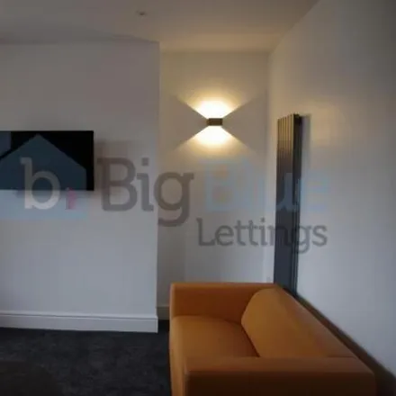 Rent this 4 bed townhouse on Cross Regent Park Avenue in Leeds, LS6 2AS