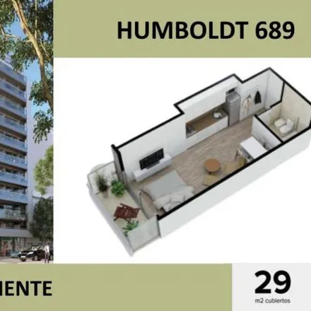 Buy this studio apartment on Humboldt 713 in Villa Crespo, C1414 CUR Buenos Aires