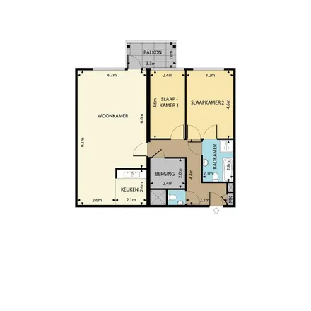 Rent this 3 bed apartment on Burgemeestersplein in 6814 DM Arnhem, Netherlands