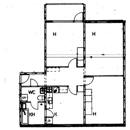 Rent this 1 bed apartment on Kalteentie 3 in 01230 Helsinki, Finland