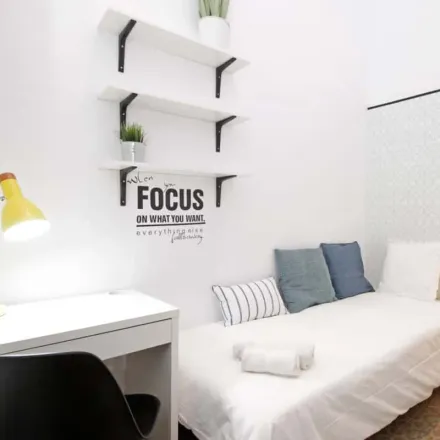 Rent this 1 bed apartment on Carrer Gran de Gràcia in 08012 Barcelona, Spain