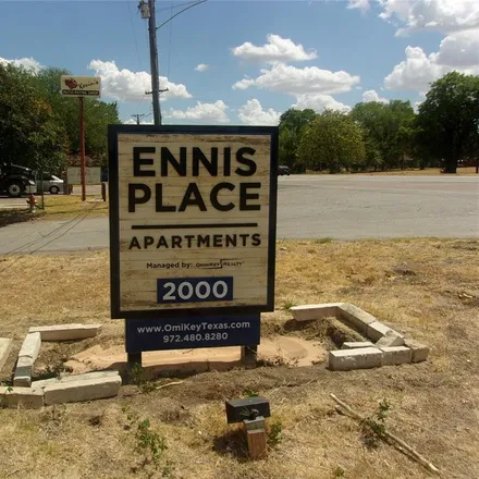 Rent this 2 bed apartment on 2000 North Kaufman Street in Ennis, TX 75119