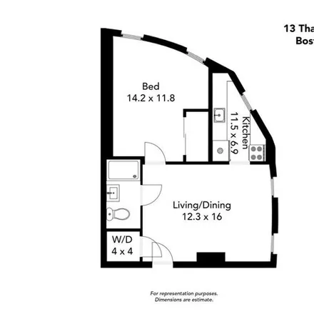 Image 9 - 11, 11HF, 13 Thacher Street, Boston, MA 02113, USA - Condo for rent