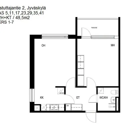 Image 7 - Istuttajantie 2, 40340 Jyväskylä, Finland - Apartment for rent