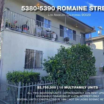 Buy this 2studio house on 5372 Romaine Street in Los Angeles, CA 90029