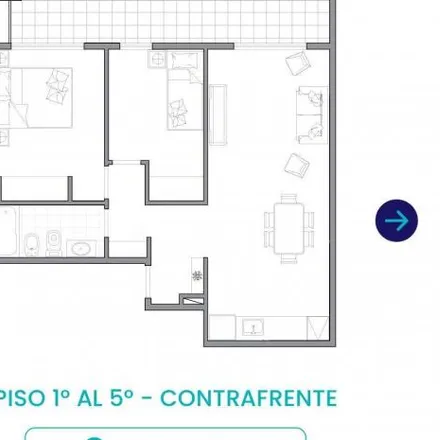 Buy this 2 bed apartment on 665 - Coronel Pringles 2659 in Partido de Tres de Febrero, 1678 Caseros