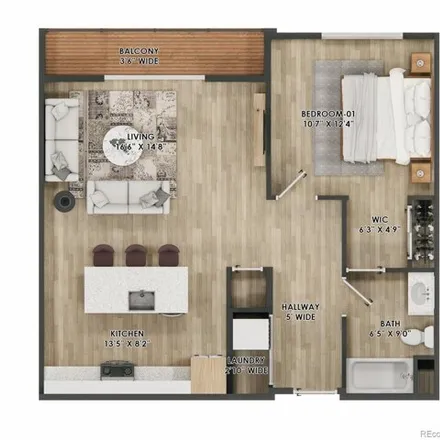 Image 5 - 2891 West Parkside Place, Denver, CO 80221, USA - Apartment for rent