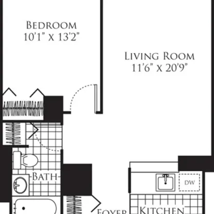 Image 1 - 311A West 50th Street, New York, NY 10019, USA - Apartment for rent