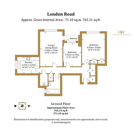 Image 9 - Bourne Court, Brighton, BN1 8QQ, United Kingdom - Apartment for rent