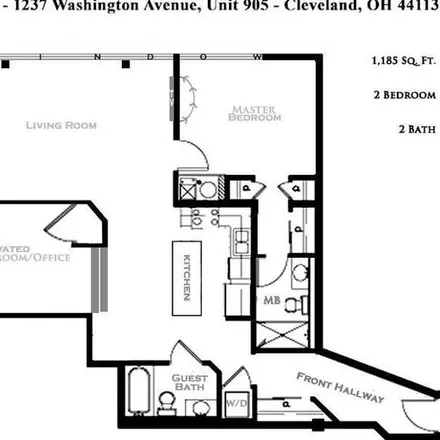 Image 2 - 1263 Washington Avenue, Cleveland, OH 44113, USA - Condo for rent