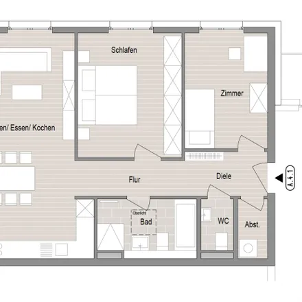 Rent this 2 bed apartment on Johannes-Gutenberg-Straße 4 in 4a-4c, 61118 Bad Vilbel