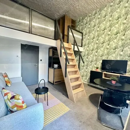 Rent this 1 bed apartment on Budapest-Fasori Református Kollégium Julianna Általános Iskolája in Budapest, Rottenbiller utca 43-45