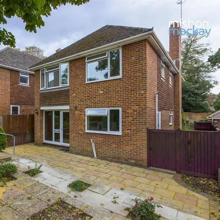 Rent this 4 bed house on 11 Varndean Drive in Brighton, BN1 6RS