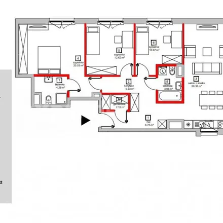 Buy this 4 bed apartment on Aleja Wojciecha Korfantego 128 in 40-156 Katowice, Poland