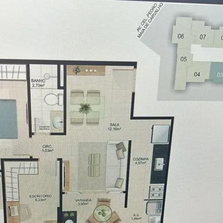 Buy this 2 bed apartment on Avenida João Mendes in Santa Mônica Popular, Vila Velha - ES