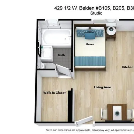 Rent this studio apartment on 429 W Belden Ave