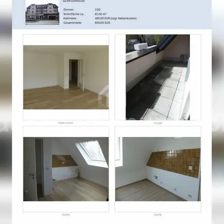 Rent this 2 bed apartment on Gudrunstraße 10 in 44319 Dortmund, Germany